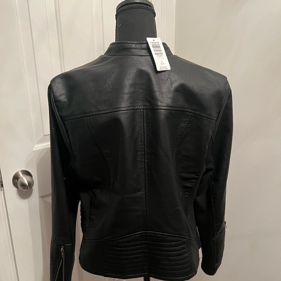 Faux leather moto jacket - Picture 2 of 2